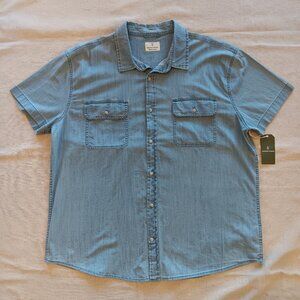 Classic Fit Short Sleeve Denim Shirt